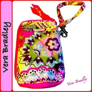 Vera Bradley Very Berry Paisley All in One Wristlet ID Wallet